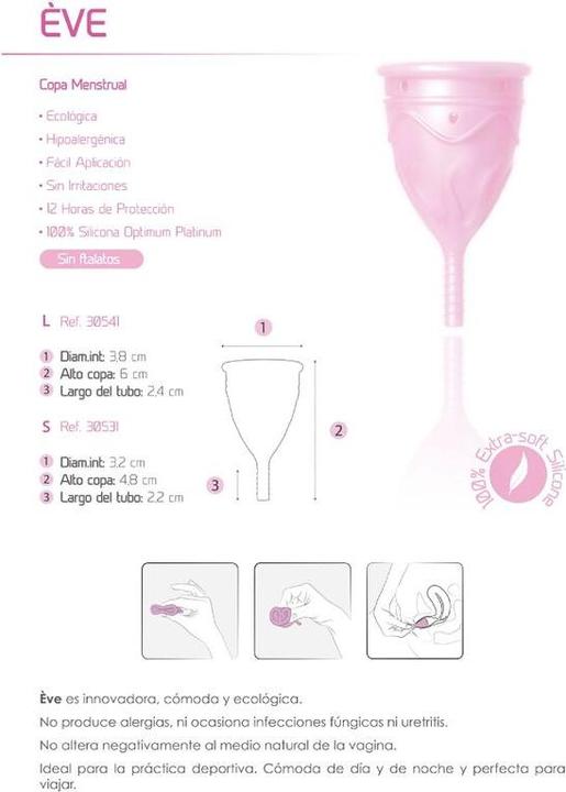 Actual product image Femintimate Eve Silicone Menstrual Bag Size S (S)