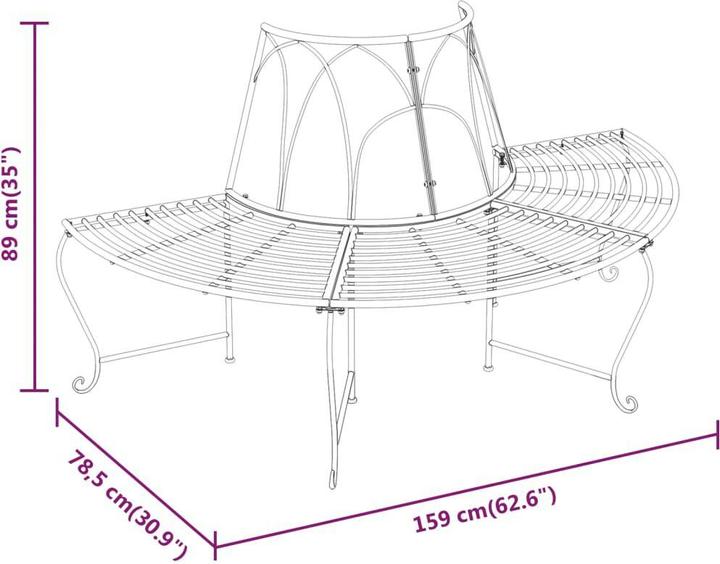 Image du produit vidaXL Baumbank