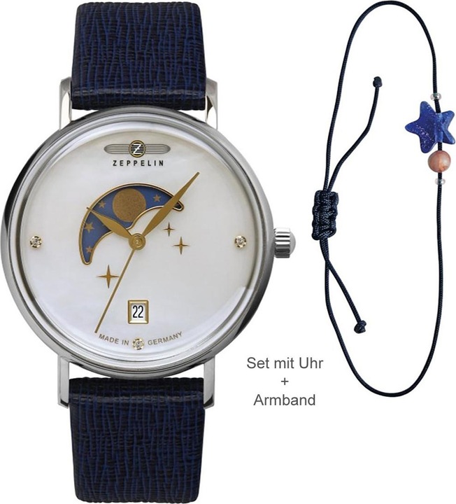 Actual product image Zeppelin Luna Moon Phase (Analogue wristwatch, 36 mm)