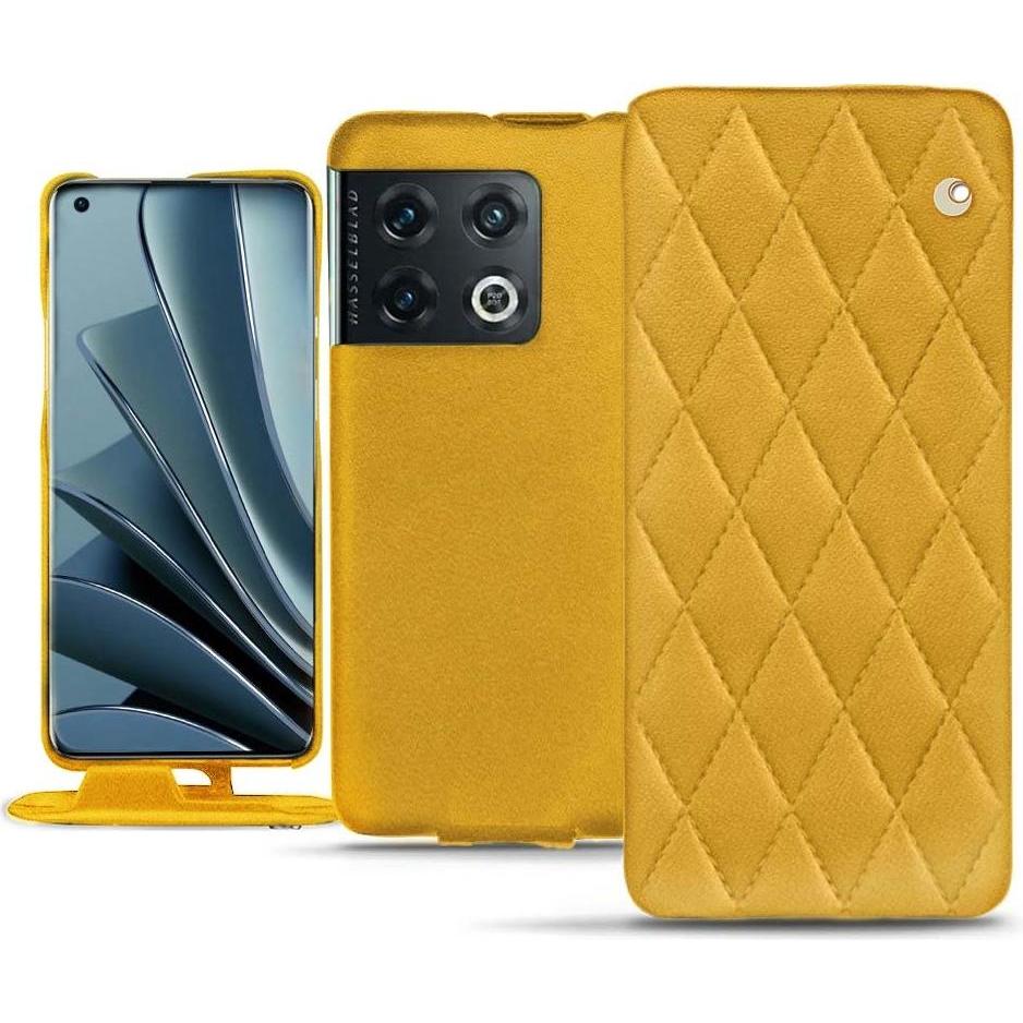 Noreve Lederschutzhülle vertikal (OnePlus 10 Pro), Smartphone Hülle, Orange