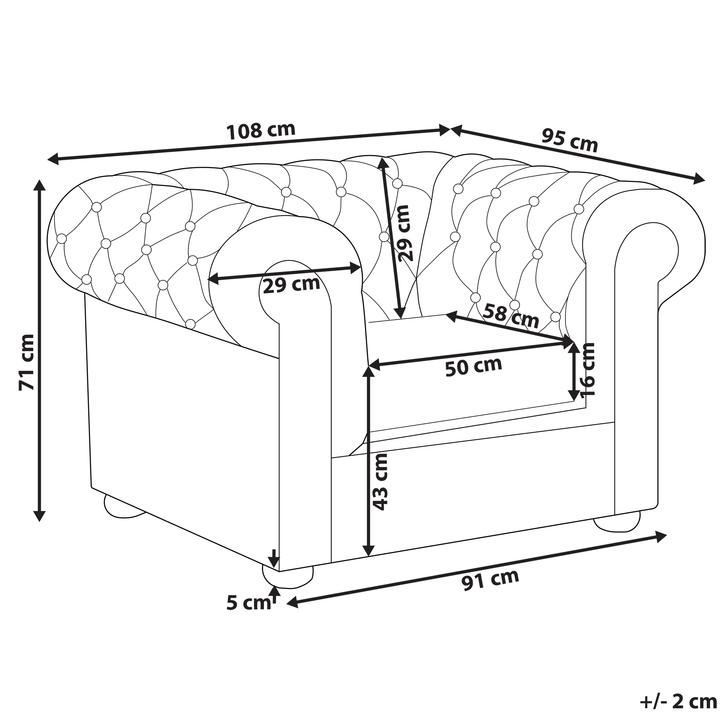 Immagine prodotto Beliani Chesterfield