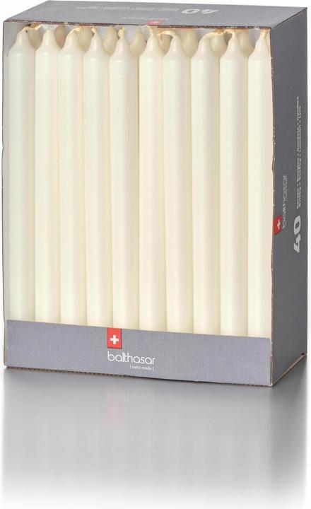 Balthasar Rod candle écru 40 pieces (40 pcs.)