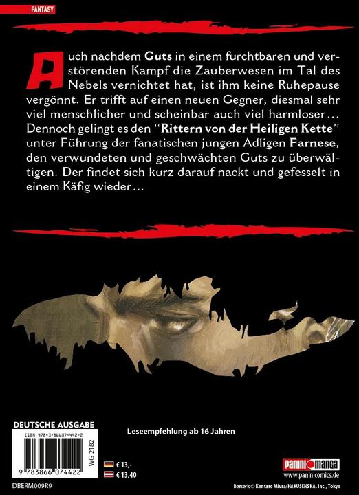 Produktbild Panini Berserk Max 9 (Deutsch, Kentaro Miura, 2007)