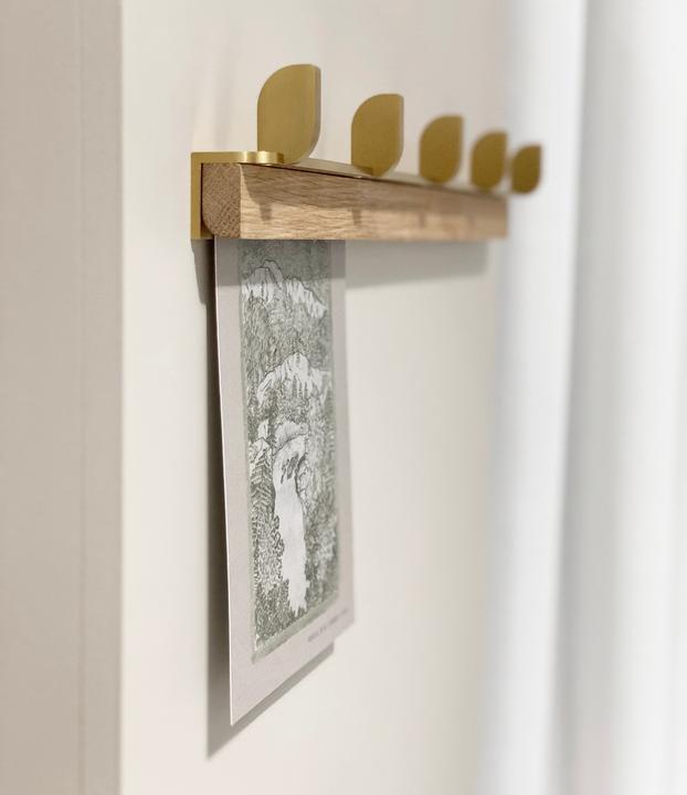 Produktbild ChiCura Tabula Garderobenleiste Eiche