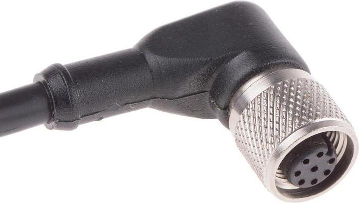 Produktbild RS PRO M12 Connector Female Angled,8W, 5m