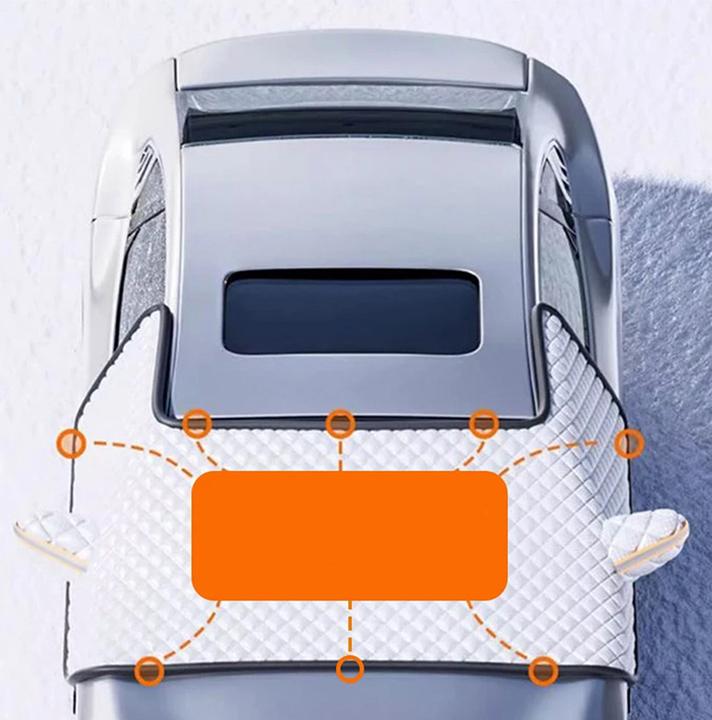 Image du produit Werkstein Magnetische Auto Windschutzscheibenabdeckung, 146x113cm Winter Frostschutz