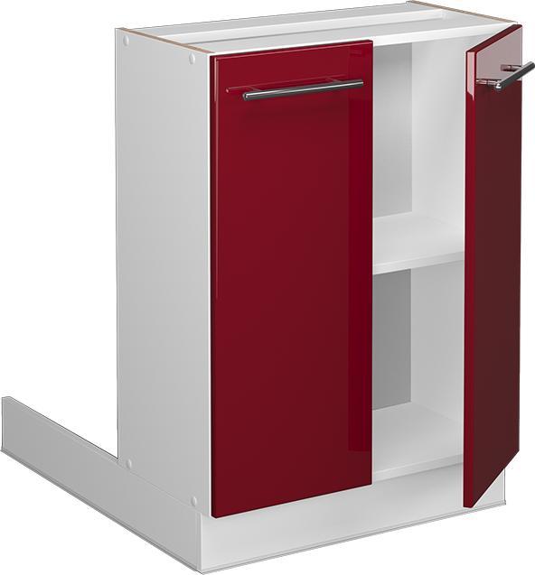 Bordeaux high gloss, Red, White