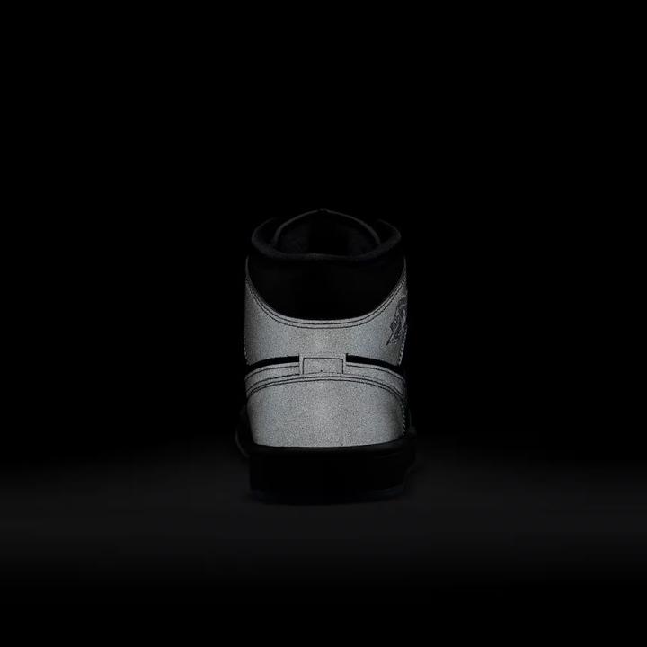 Actual product image Jordan 1 Mid SE Black Metallic Reimagined (46)