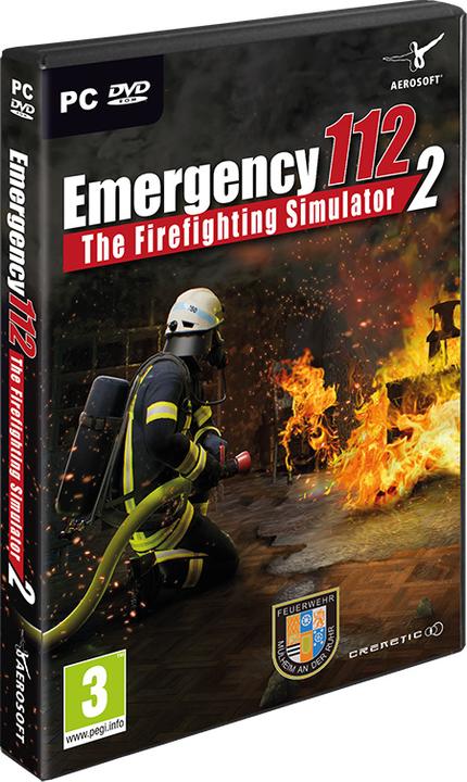 Produktbild Aerosoft Notruf 112 - Die Feuerwehr Simulation 2 (PC, DE)