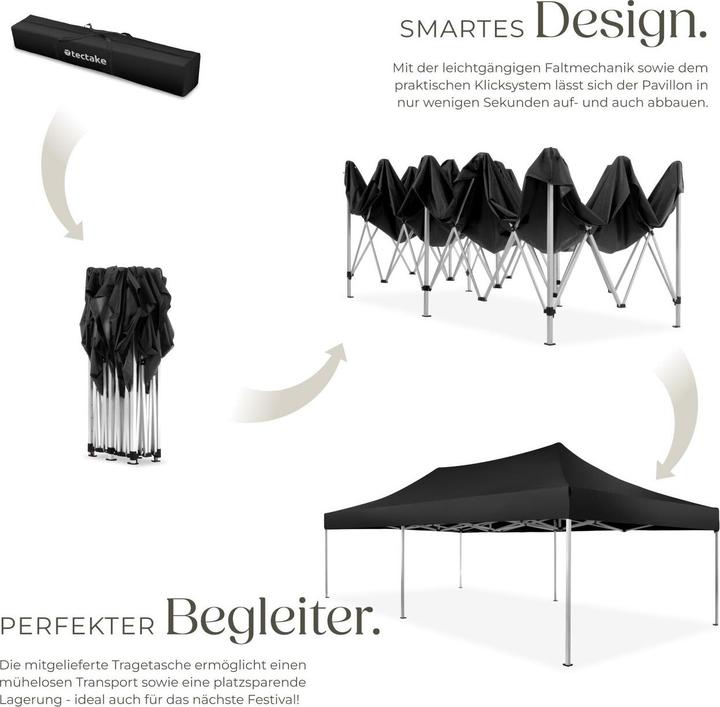 Actual product image tectake Garden gazebo (600 cm, 300 cm)