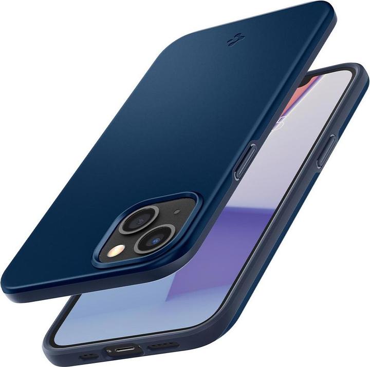 Actual product image Spigen Case Thin Fit Apple iPhone 13 mini dark blue (Apple iPhone 13 mini)