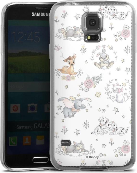 Produktbild DeinDesign Slim Case für Samsung Galaxy S5 Silikon Hülle Ultra Dünn Handyhülle Bambi Disney Dumbo (Samsung Galaxy S5)