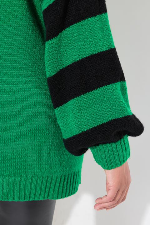 Produktbild Angel of Style Pullover, oversized, HAPPY, Ringel-Ärmel (50, 52)