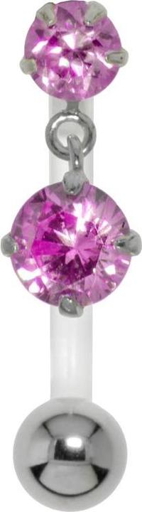 Hellpink, Silber, Transparent