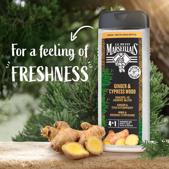 Produktbild Le Petit Marseillais 3In1 Ginger&Cyprys 400Ml (400 ml)