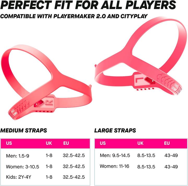 Actual product image Playermaker Ersatzstraps Large (2er-Pack)