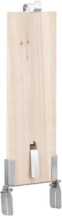 Image du produit Rosenstein & Söhne Planches de saumon à flamber avec support inclinable en acier inoxydable, lot de 4