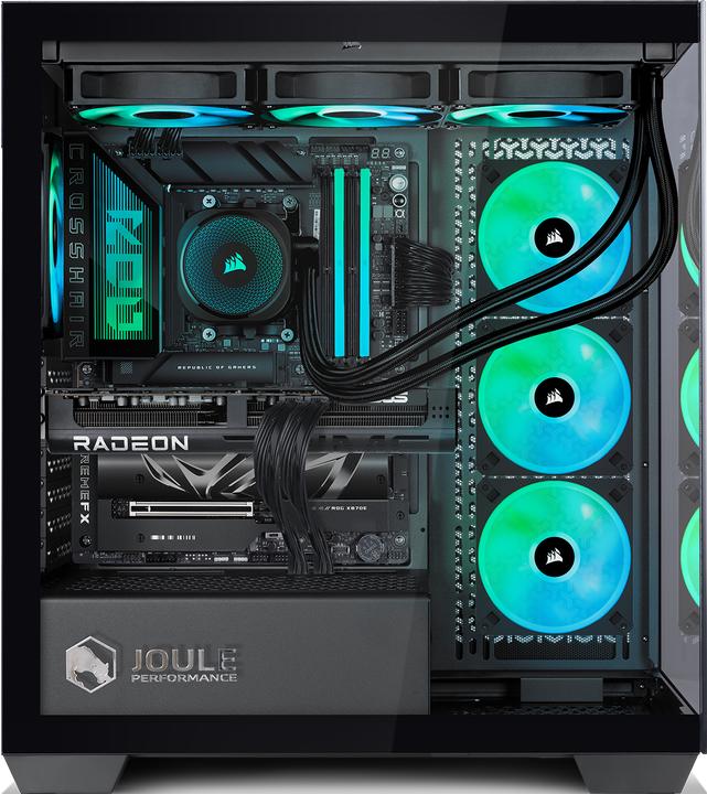 Produktbild Joule Performance Gaming PC RTX5070 R7 32GB 2TB L1139504 (2000 GB, 32.77 GB, AMD Ryzen 7 9800X3D)