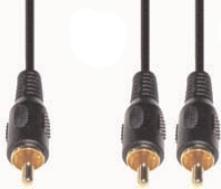 Actual product image E+P Subwoofer connection cable (2.50 m, Cinch)