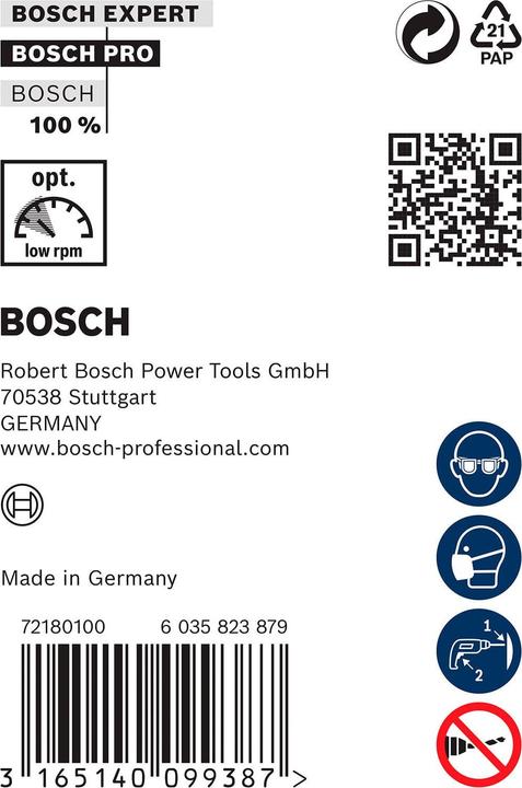 Produktbild Bosch Professional Zubehör PRO Wood HSS Installationsbohrer, 30 x 100 x 400 mm (11 mm)