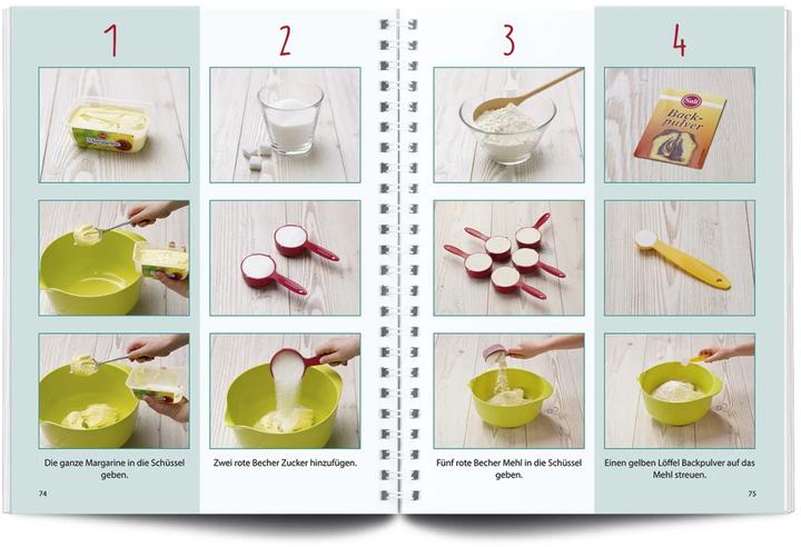 Actual product image Kinderleichte Becherküche - Plätzchen, Kekse, Cookies & Co (German, Birgit Wenz, 2017)