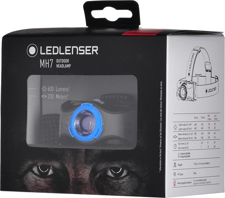 Produktbild Ledlenser MH7 Stirnlampe (600 lm)