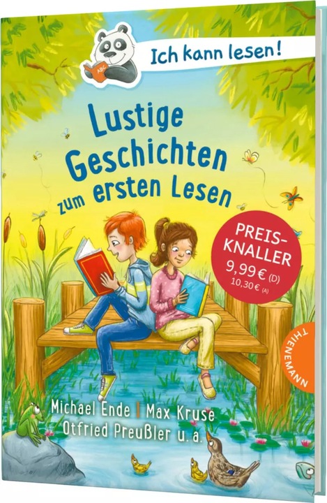 Actual product image Ich kann lesen!: Lustige Geschichten zum ersten Lesen (German, Otfried Preussler, Michael End, Max Kruse, Petra Bergmann, 2023)