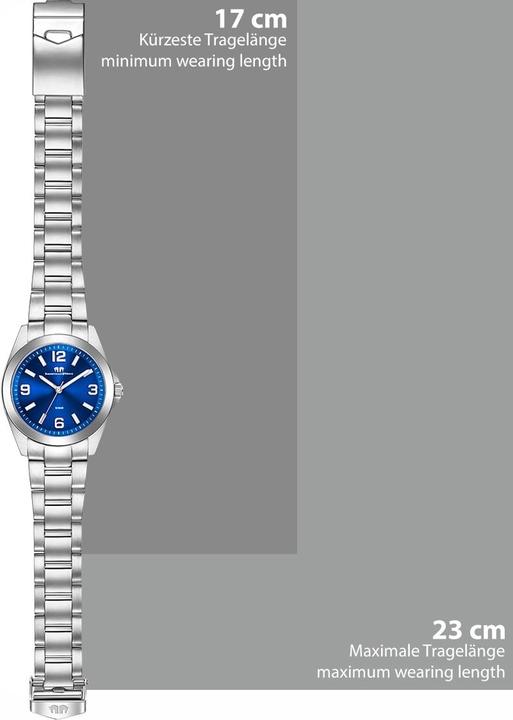 Immagine prodotto Orologio al quarzo da donna Majestia in acciaio inox argento - 32440 (Orologio da polso analogico, 37.50 mm)