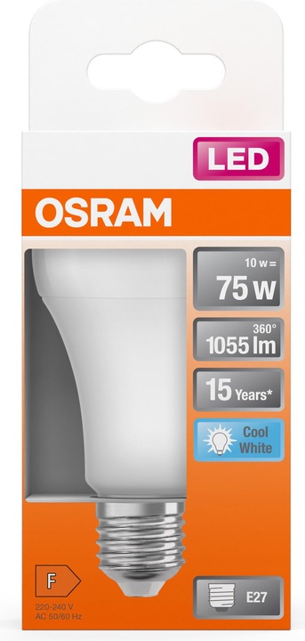 Immagine prodotto Osram Stella classica A (E27, 10 W, 1055 lm, 1 x, F)