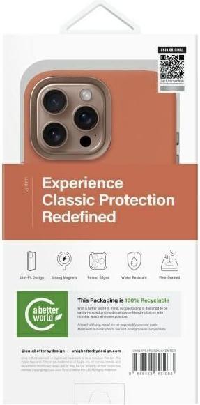 Actual product image Uniq Lyden iPhone 16 Pro Max 6.9" case Magclick Charging terracotta (Apple iPhone 16 Pro Max)