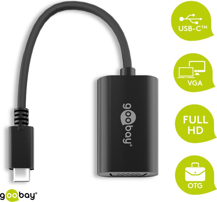 Produktbild Goobay USB-C zu VGA (VGA, 20 cm)