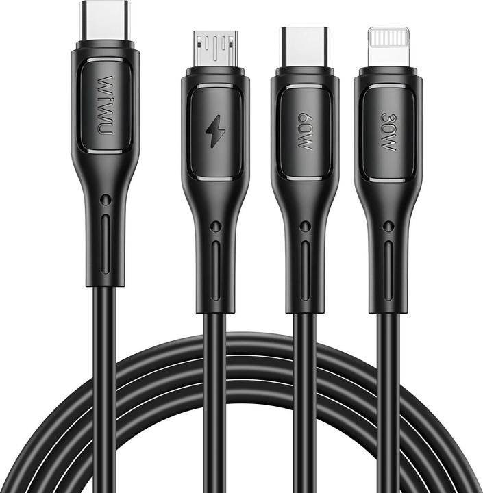 Wiwu 3 in 1 (1 m, 60 W)