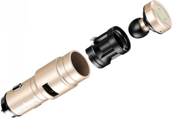 Produktbild Baseus KFZ-Ladegerät und Bluetooth In-Ear Headset (Kabellos)