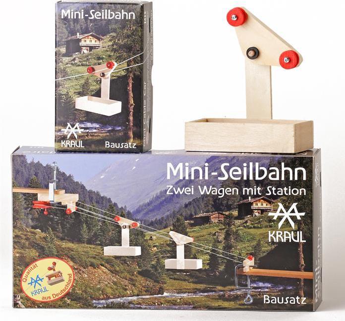 Produktbild Kraul Mini-Seilbahn - 2 Wagen mit Seil