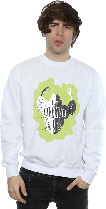 Actual product image Disney Mens The Descendants Cruella Long Live Sweatshirt (3XL)