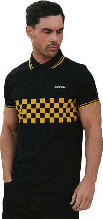 Produktbild Lambretta SS25 Poloshirt Mit kontrastfarbenen Streifen (4XL)