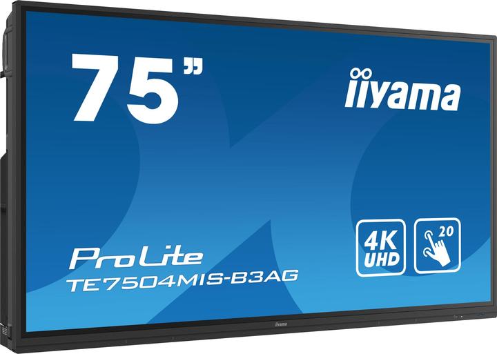 Image du produit iiyama TE7504MIS-B3AG 75IN 189.3CM IPS (3840 x 2160 pixels, 75")
