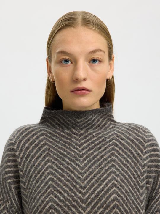 Produktbild Selected Fischgrät Strickpullover (S)