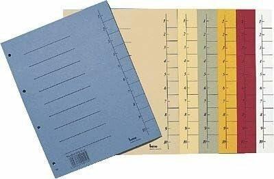 Actual product image Bene 97300 Divider sheets A4 solid-coloured, 100 pcs, orange