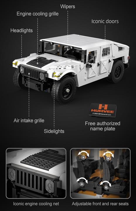 Actual product image Cada Humvee