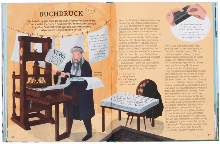 Actual product image Wer hat es erfunden? (German, Anne Ameri-Siemens, Becky Thorns, Maria-Elisabeth Niebius, Robert clans, Small figures, 2021)