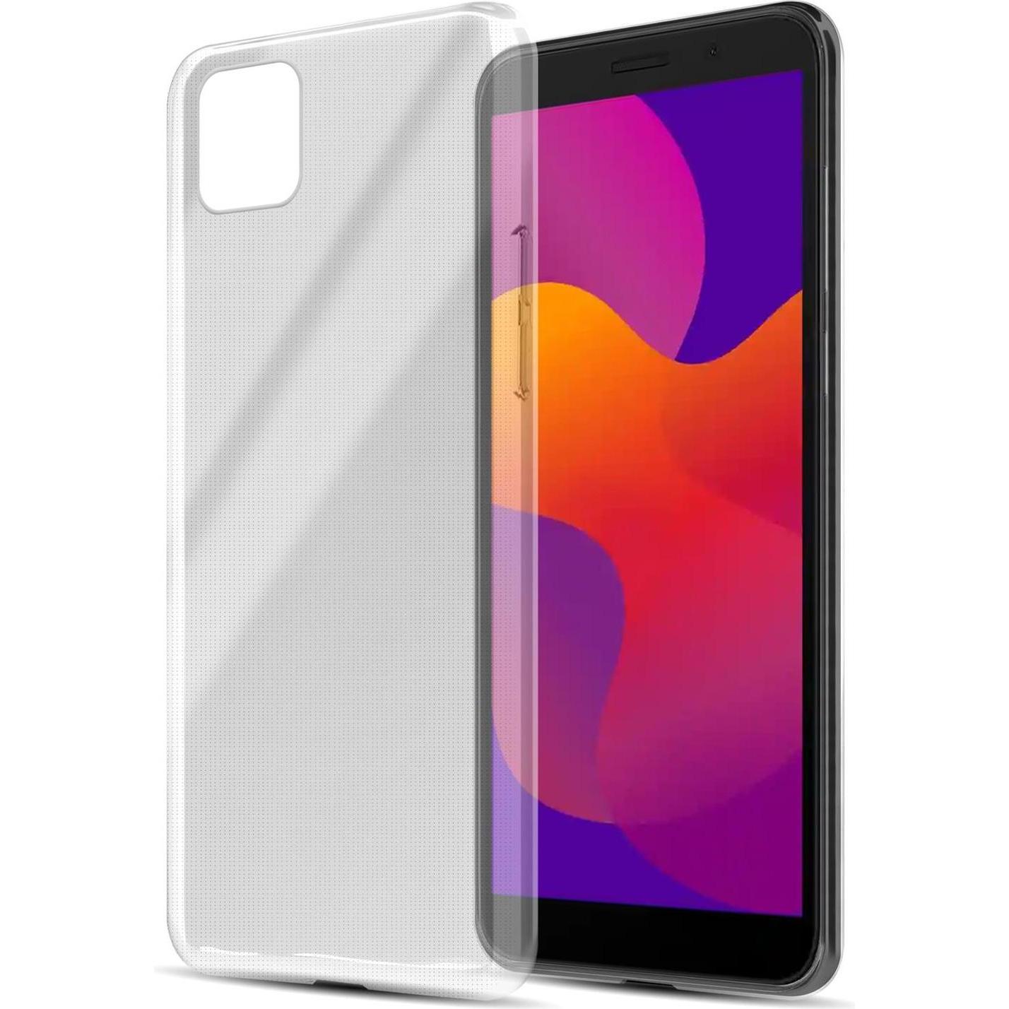 Cadorabo TPU Ultra Slim AIR Cover (Huawei Y5p), Smartphone Hülle, Transparent