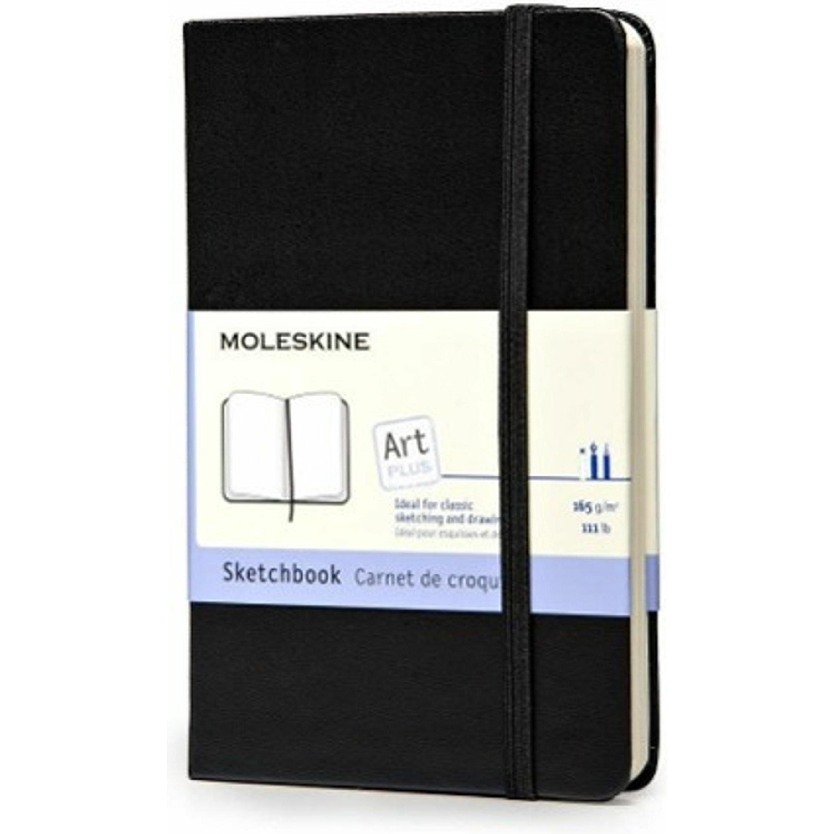 Moleskine, Heft + Block, Skizzenbuch (A6, Blanko, Harter Einband)