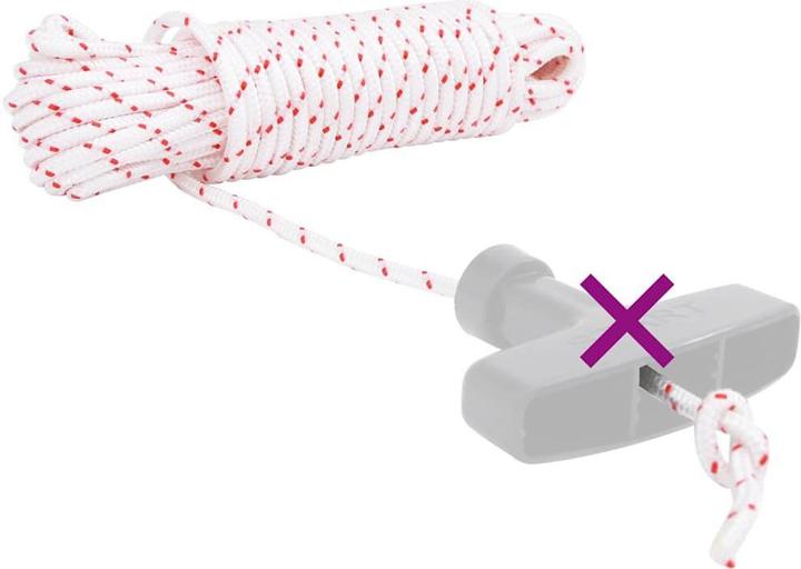 Actual product image VidaXL Starter rope and Ø4 mm 10 m nylon (10 m)