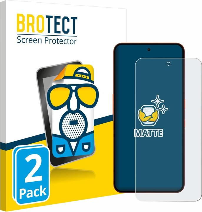 Produktbild BROTECT Entspiegelungsfolie Displayschutz Displayschutzfolie Folie Matt (2 Stk., Nothing CMF Phone 2 Pro)