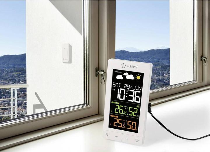 Productafbeelding Renkforce SY-6701490 Funk-Wetterstation Vorhersage für 12 bis 24 Stunden Anzahl