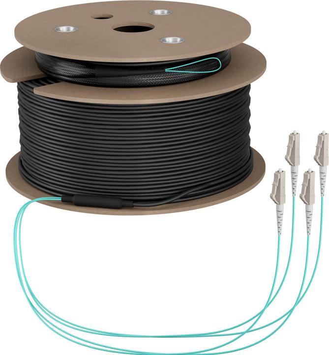 Actual product image EFB Elektronik Trunk cable U-DQ ZN BH OM3 4G 1x4 LC-LC 150m Dca LSZH (150 m)