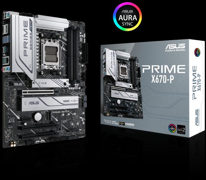 Immagine prodotto ASUS PRIME X670-P (AM5, AMD X670, ATX)