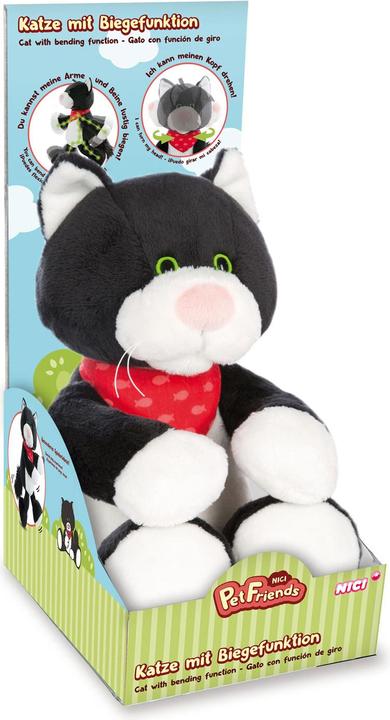 Produktbild NICI Plüsch Plüschtier Bewegliche Katze Pepper, 30cm (30 cm)