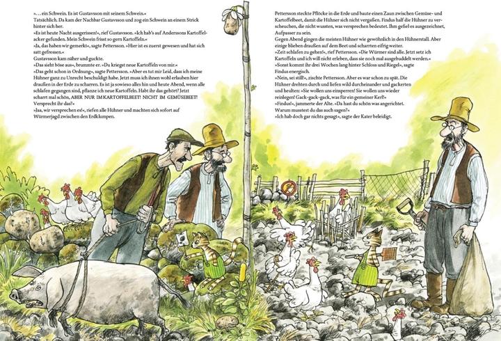 Actual product image Pettersson und Findus. Aufruhr im Gemüsebeet (German, Sven Nordqvist, 2013)
